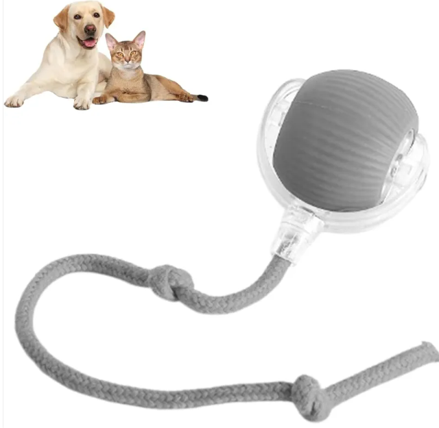 Smart Rolling Pet Ball – Self-Moving Interactive Toy for Cats & Dogs
